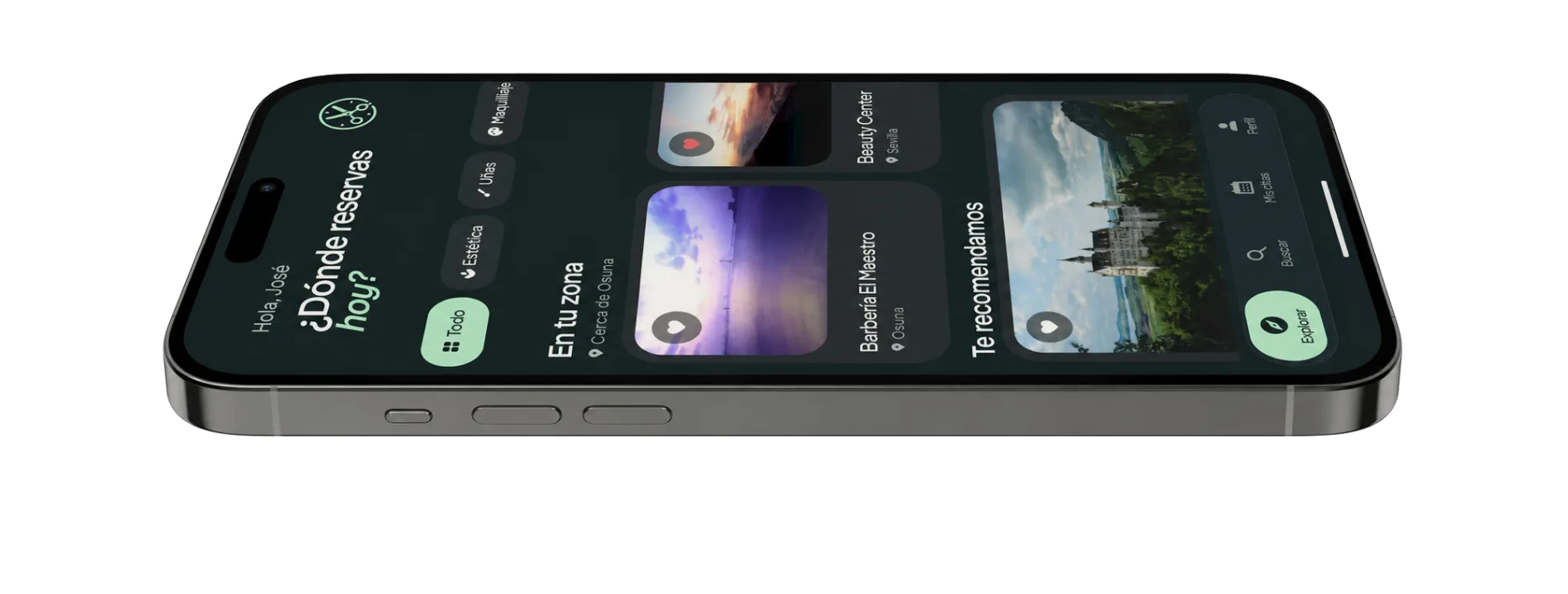 App example on phone